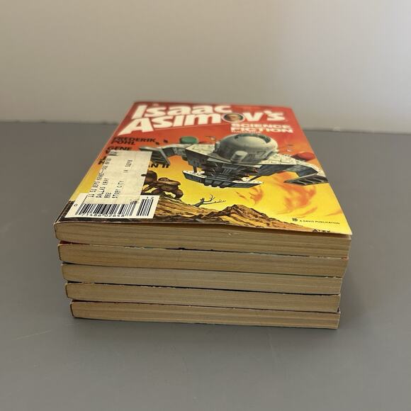 Isaac Asimov's Science Fiction Magazine Lot Mixed Year 1979-1980 Lot Of 5 “READ” - Picture 9 of 14